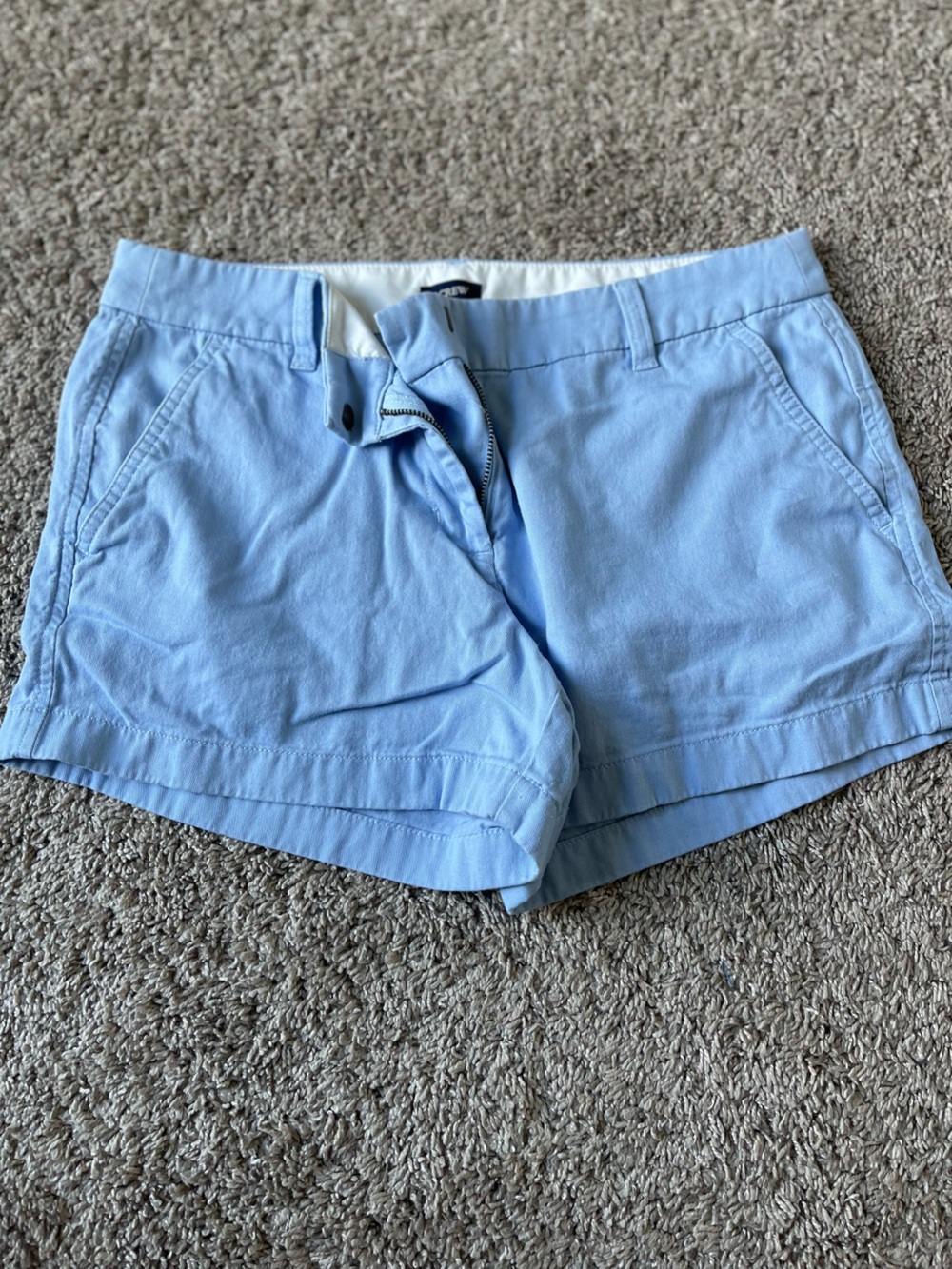 J. Crew Light Blue Women's Bermuda Shorts